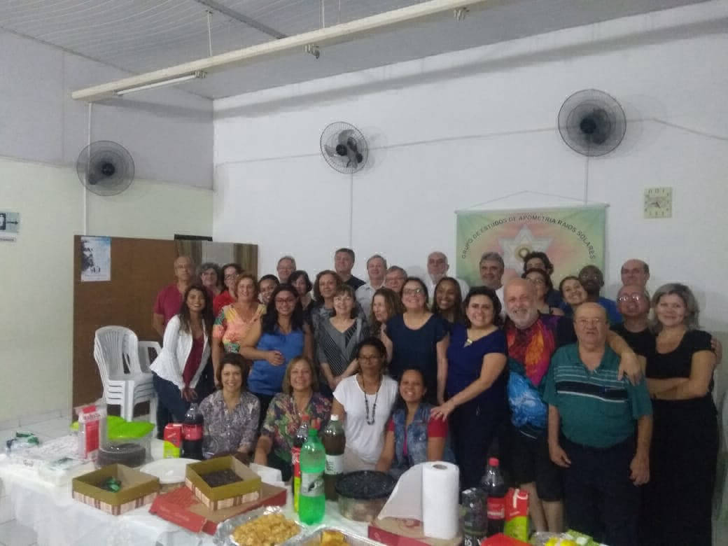 Confraternização com Turma do curso Básico de Fim de Ano